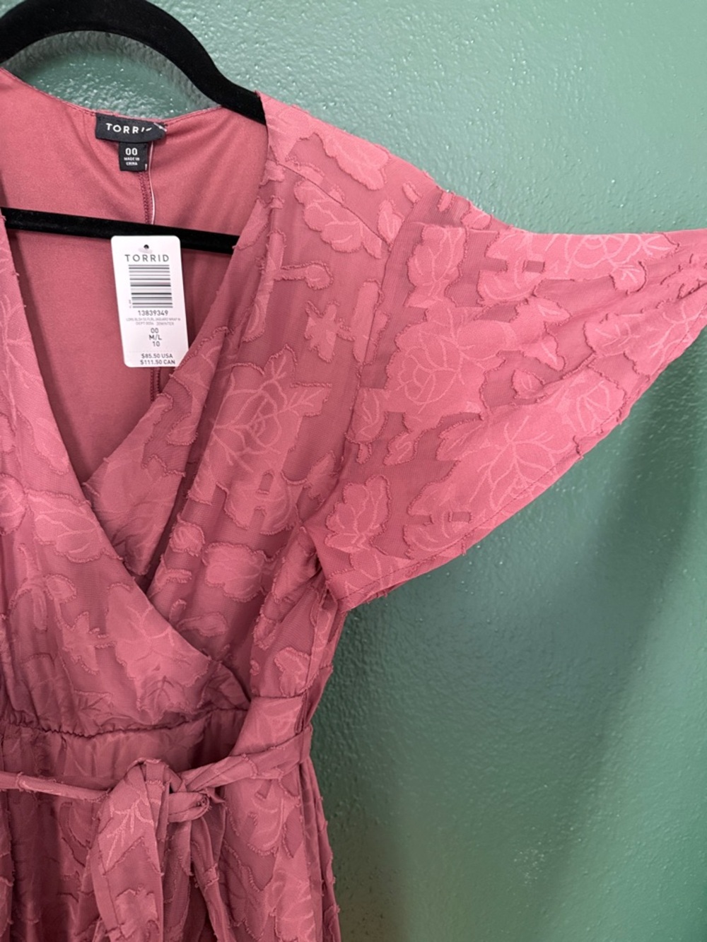 NWT Torrid Muave Wrap Dress - Picture 4 of 6